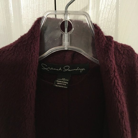 French Laundry Plum Colored, Super Soft Cardigan - Picture 3 of 9